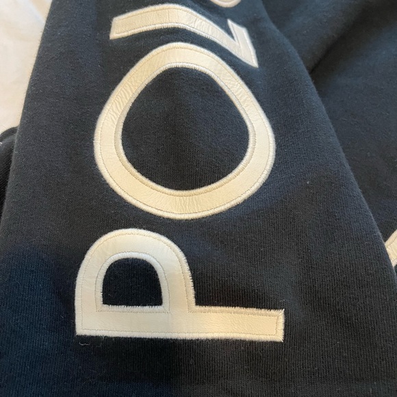 Polo Ralph Lauren Big Pony Chenille Hoodie Black XS/S NWT ($228) - Picture 7 of 14